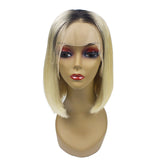 #1B/613 Bob Style 13*4 Transaprent Frontal Lace Wig