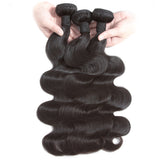 3 Bundle Deals Body Wave Virgin Human Hair Natural Black