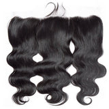 Body Wave 13x4 Human Hair Natural Black HD Lace Frontal