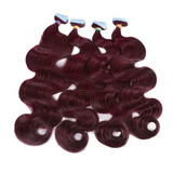 Body Wave Human Hair #99J Tape In (20pcs/50grams)